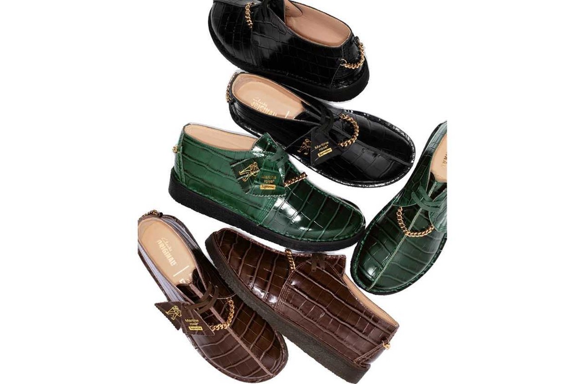 Supreme Martine Rose Clarks Desert Trek Black FW24 Week4 Supreme Martine Rose Clarks Desert Trek Black FW24 Week4