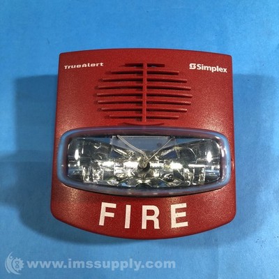Simplex 4906-9127 Multi-Candela Horn Strobe, Red USIP
