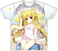 Clothing Fate T Harlaown (Snow Dome) Full Color Print Dry T-shirt White m size