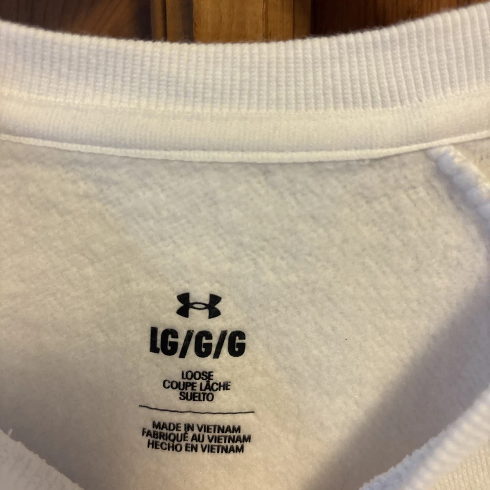 Under Armour South Carolina Gamecocks Men’s White  Sweatshirt Size Large - Image 2 of 4