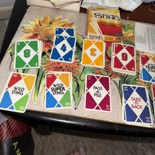 Sting Card Game 1984 VTG Rummy Gone Wild The Makers Of Uno