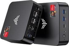 NiPoGi E3 Mini PC Windows 11 Pro,АMD Ryzen 5 3501U (3,7 GHz), 16 Go DDR4 256 Go SSD