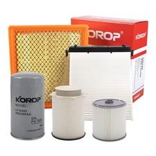 6.7L Cummins Fuel Filter Oil Filter Air Filter and Cabin Air Filter Kit Compa...