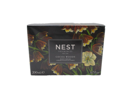 NEST Fragrances Cocoa Woods Body Cream ~ 200 ml /6.7 oz