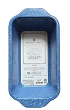 Pioneer Woman ~ 5" x 9" ~ DENIM (Blue) SPECKLE ~ Non-Stick ~ Loaf Pan