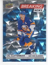 24/25 UD SERIES 1 CAL CLUTTERBUCK BREAKING NEWS INSERT #15