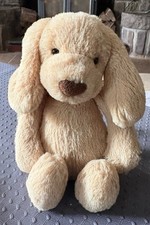 Jellycat Original Small Bashful Toffee Puppy ~ Retired ~ Excellent Condition
