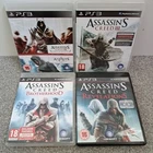 Assassins Creed PS3 Game Bundle Collection 1 2 3 Brotherhood Revelations VGC PAL