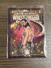 2026 Topps Drew McIntyre WWE Wrestlemania World 42 Exclusive Card /249