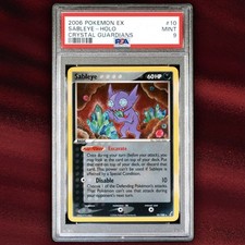 2006 SABLEYE #10/100 PSA 9 HOLO RARE POKEMON EX CRYSTAL GUARDIANS 💎 on eBay