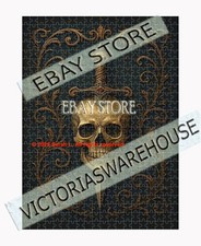 500 piece jigsaw puzzle Skull sword gothic occult dark medieval