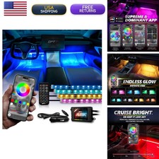 Opt7 Aura Pro 4pc Car Interior Lights