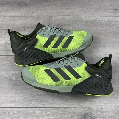 Adidas Dropset 3 Gewichtheben Gymnastikschuh ''dunkelgrün'' - Größe UK 8,5 / EU 42 2/3