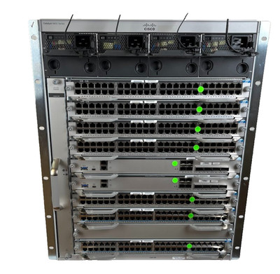 Cisco C9410R 2x C9400X-SUP-2XL 5x C9400-LC-48H 2x C9400-LC-48HN 4x 3200W