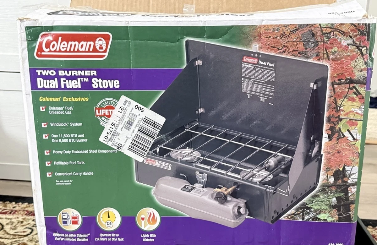 RéchaUrd Coleman 424-700 Double Foyer Dual Fuel - Camping, Van, Rando
