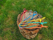 Hammock pigtail loops. Continuous loops with built in soft shackles