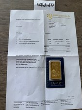 Dekorativer 100g Barren mit Rechnung Dekoration Ausstellungsst&uuml;ck!