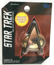 Star Trek The Next Generation 2" Metal Magnetic QMX Communicator Badge