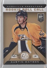 2013 Totally Certified Rookie Roll Call Gold 21/25 Austin Watson #RR-AW Patch RC