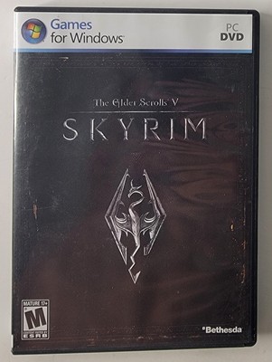 The Elder Scrolls V: Skyrim (PC 2011) DVD Manual & Map, Key Code