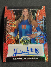 KENNEDY MARTIN 2025 LEAF METAL WOMEN OF SPORT RED SHIMMER PRIZM 1/1 AUTO 🔥🔥