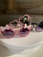 3 Minnie Mouse Heart Sunglasses Red Bow Retro Disney Glasses Lot Of 3 EUC Hearts