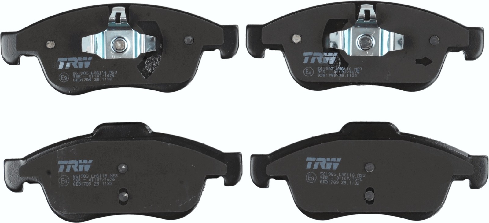 Für TRW GDB1789 BRAKE PAD SET, DISC BRAKE