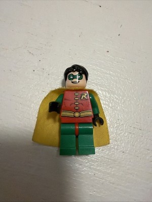 LEGO Batman 1 Robin Minifigure - Short Hair 2008 bat025 7885-1 USED