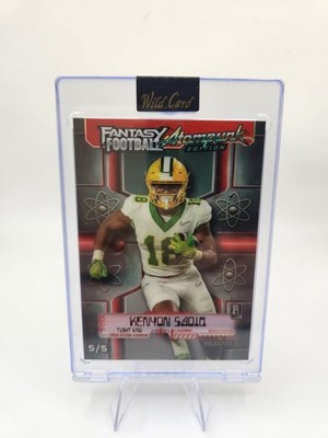 2026 Wild Card Atompunk Kenyon Sadiq 5/5 RC Orgeon Ducks Rookie Draft Prospect 