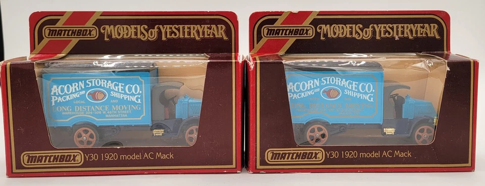 Lot of 2 VTG 1984 Matchbox Models of Yesteryear Y-30 1920 AC Mack Truck 1:35 - Image 4 of 4