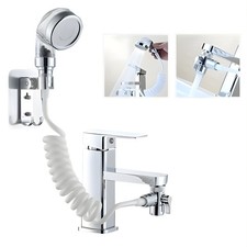 Kit Doccetta per Lavandino Rubinetto Universale Doccino Estensibile 1m Deviatore