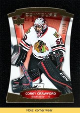 2015-16 Upper Deck Contours Gold 3/10 Corey Crawford #90 READ 0c3