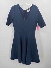 Pre-Owned Milly Navy Size Medium Short Short Sleeve Dress