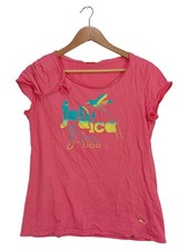 T-shirt donna Puma Jamaica Jam taglia L rosa cotone sportiva