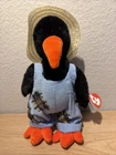 TY Attic Treasures Cawley Crow 1999 Vintage MWMT Mint Tags Retired Jointed 9”