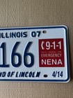 2007 Illinois IL Special Event National Public Safety License Plate 167 — photo 6