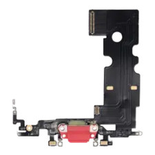Charging Port Flex Cable For iPhone SE 2020  Aftermarket Plus  Red 