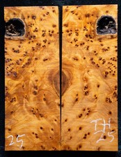Thuyu Burl 25 Knife Scales 5.1"x 1.9"x 1/2" see 100 species in my store