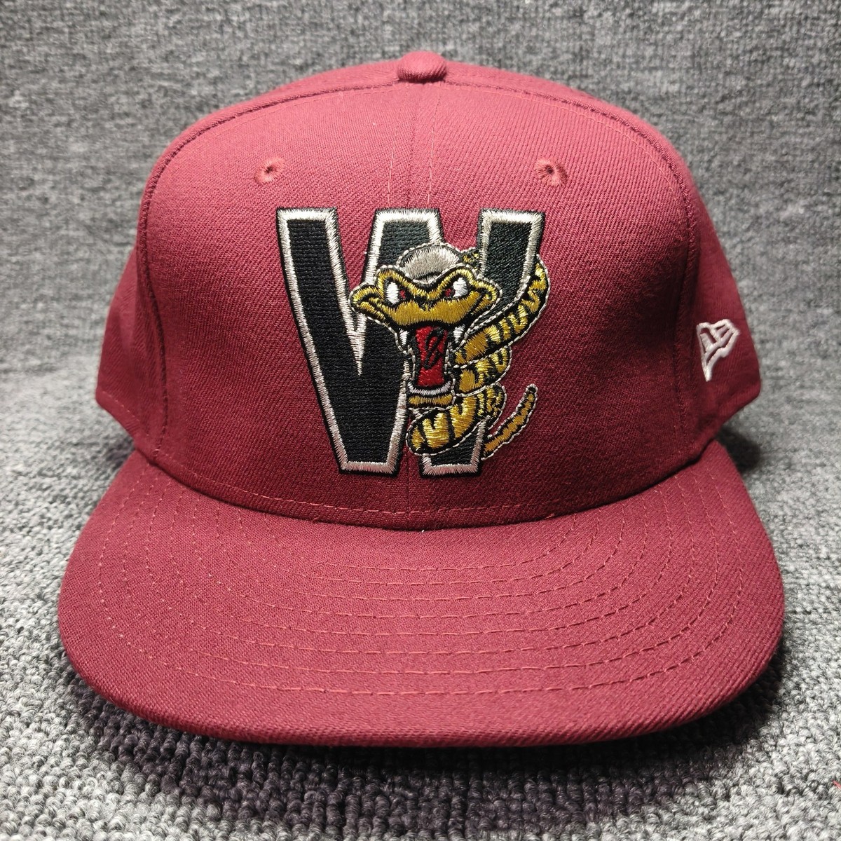 New Era Timber Rattlers 59FIFTY Fitted Hat Burgundy 7 1 4 MiLB