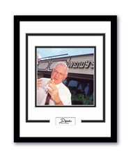 Wendys CEO Dave Thomas Autographed Signed 11x14 Framed Photo Fast Food  ACOA