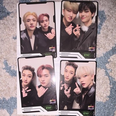 Stray Kids ODDINARY Ordinary/Maniac 4pc Photocard Lot 2022 JYP Ent
