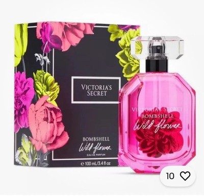 VICTORIA'S SECRET BOMBSHELL WILD FLOWER EAU DE PARFUM 3.4 FL OZ 