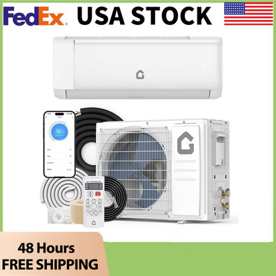  9000 BTU Mini Split Ductless Air Conditioner AC 230V 18.5 SEER2 Heat Pump w/Kit