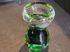 Murano Style Glass Candleholder, green and blue — photo 3