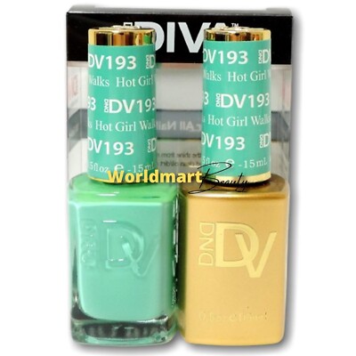 DND DIVA Gel Nail Polish 0.5oz LED/UV Color Gel Duo DV193- Hot Girl Walks