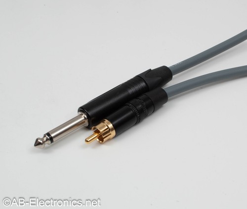 Neutrik TS Jack / Rean RCA Banda Negra con Cable Vandamme 10 Colores - Imagen 3 de 11