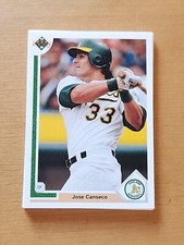 1991 Upper Deck #155 Jose Canseco Oakland Athletics Baseball Card