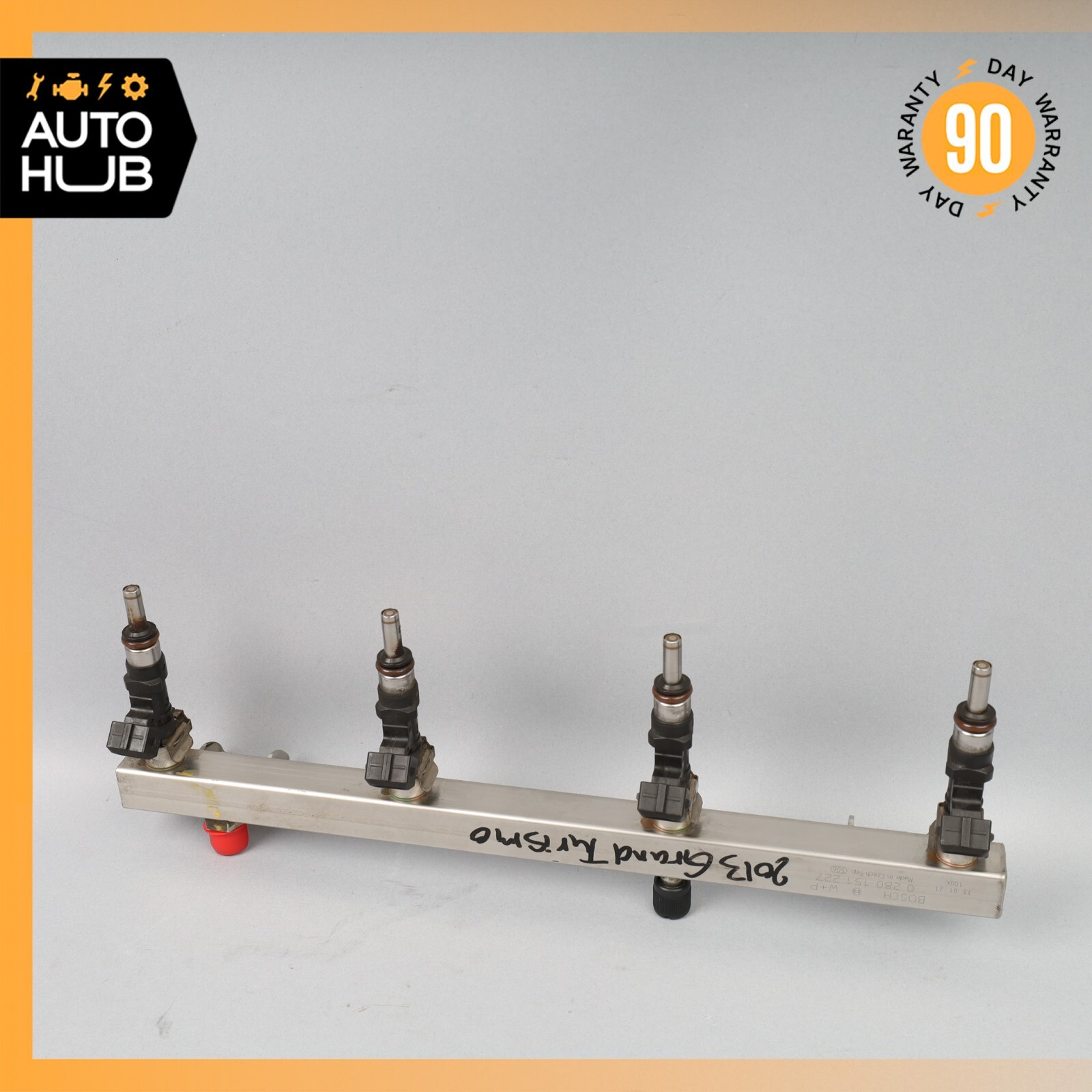 Maserati GranTurismo M145 Fuel Injection Rail Line w/ Injectors Right Side OEM