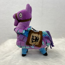 Fortnite Loot Purple Llama 8  Plush Stuffed Animal Toy Video Game Fan Gift