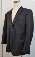 BROOKS BROTHERS Estrato Trabaldo Togna 45R Charcoal Blazer 1818 Regent 2 Buttons